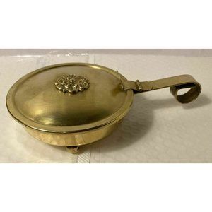 Vintage Peerage Brass Crumb Catcher Ash Tray Silent Butler - Made In England